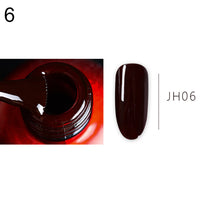 15ml Bottle Solid Color Painted Beauty Nail Art UV Gel Polish DIY Manicure Tool
