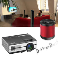 1080P Full HD LED Projector 3D Portable Large Screen Home Theater Cinema HDMI