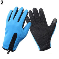 Unisex Winter Outdoor Windproof Cycling Gloves Touchscreen Glove for Smart Phone
