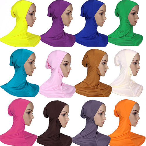 Women Full Cover Hijab Cap Islamic Head Wear Under scarf
