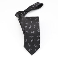Men Wedding Party Polyester Silk Leisure Necktie Tie