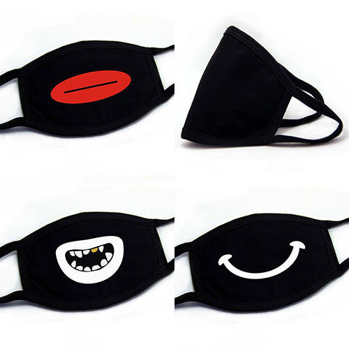 Unisex Cotton Creative Pattern Mouth Face Mask Fashion Cycling Anti-Dust Respirator