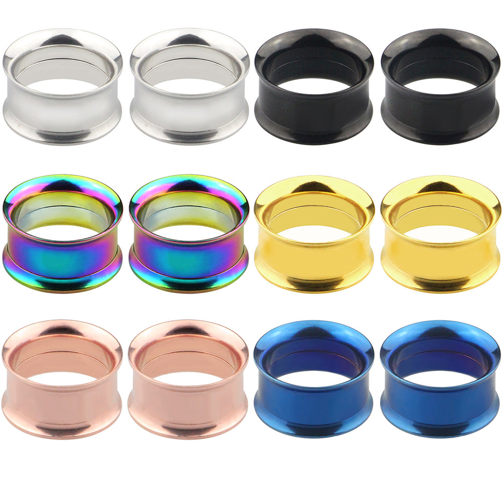 1Pcs Fashion Stainless Steel Tunnel Expander Stretcher Ear Plug Piercing Jewelry