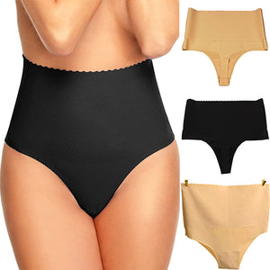 Women Slimming High Waist Abdomen Hip Body Corset Control Shaper Thong Underwear