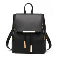 Fashion Genuine Leather Backpack Women Bags Preppy Style Backpack Girls School Bags Zipper Kanken Leather Backpack