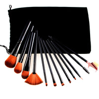 12Pcs Fashion Makeup Brushes Powder Foundation Eyeshadow Lip Beauty Tool Set