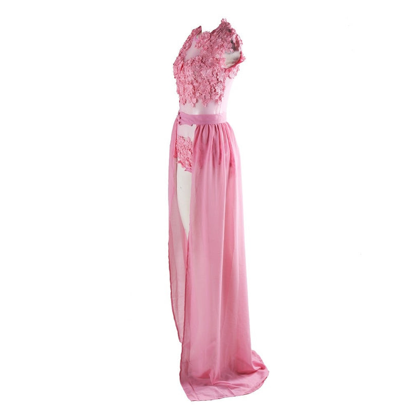 Sexy Pink Playsuit Dress