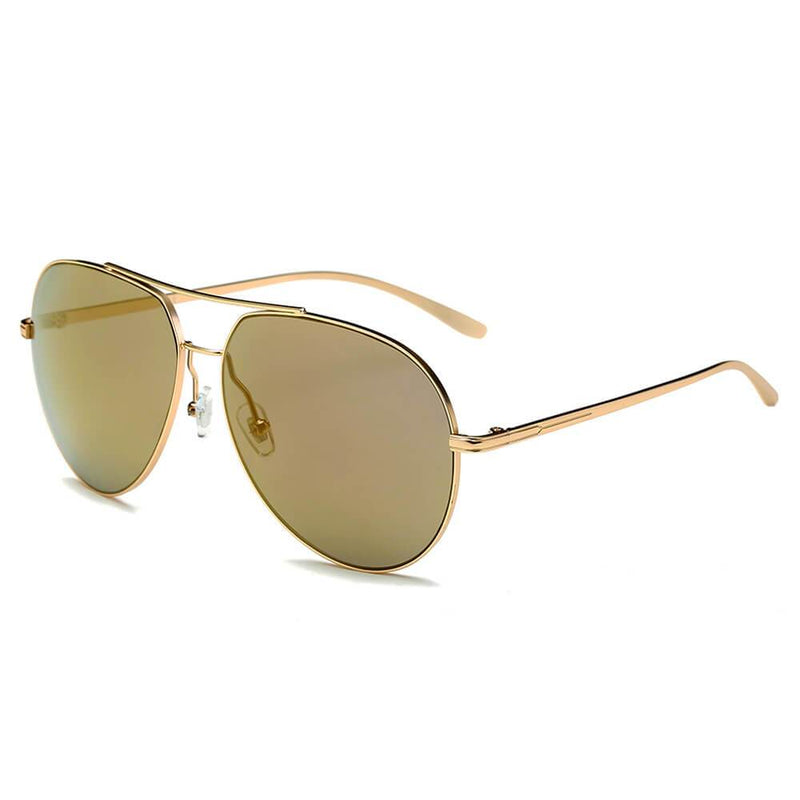 ESTERO | CD01 - Unisex Oversize Mirrored Lens Aviator Sunglasses