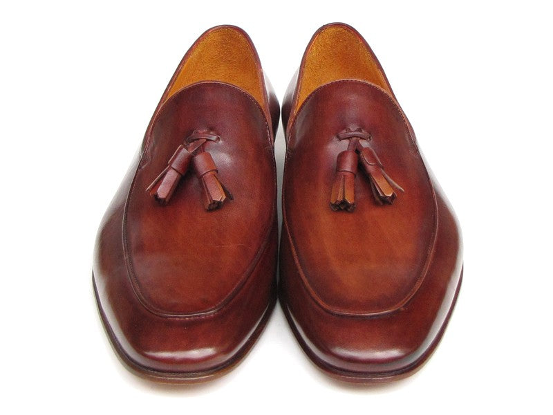 Paul Parkman Men's Tassel Loafer Brown Leather (ID#049-BRW)