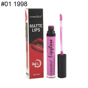 Sexy Matte Liquid Lipstick Color Pigment Cosmetic Long Lasting Beauty Lip Gloss