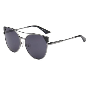 CLARCKSTON | CA02 - Women's Trendy Mirrored Lens Cat Eye Sunglasses