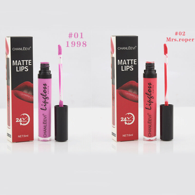 Sexy Matte Liquid Lipstick Color Pigment Cosmetic Long Lasting Beauty Lip Gloss
