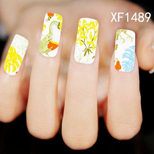 Fashion Multicolor Nail Art Sticker DIY Decal Mixed Style Manicure Decor Women