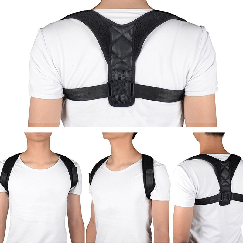 Premium Unisex Adjustable Upper Back Brace Clavicle Support Posture Corrector