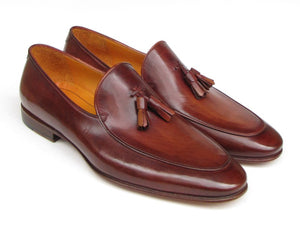 Paul Parkman Men's Tassel Loafer Brown Leather (ID#049-BRW)