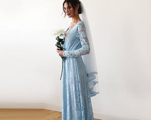 Wedding veil short length - Tulle Veil With Lace Trim 4015