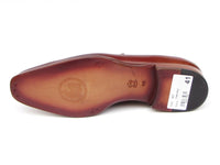 Paul Parkman Men's Penny Loafer Tobacco & Bordeaux  Shoes (ID#067-BRD)
