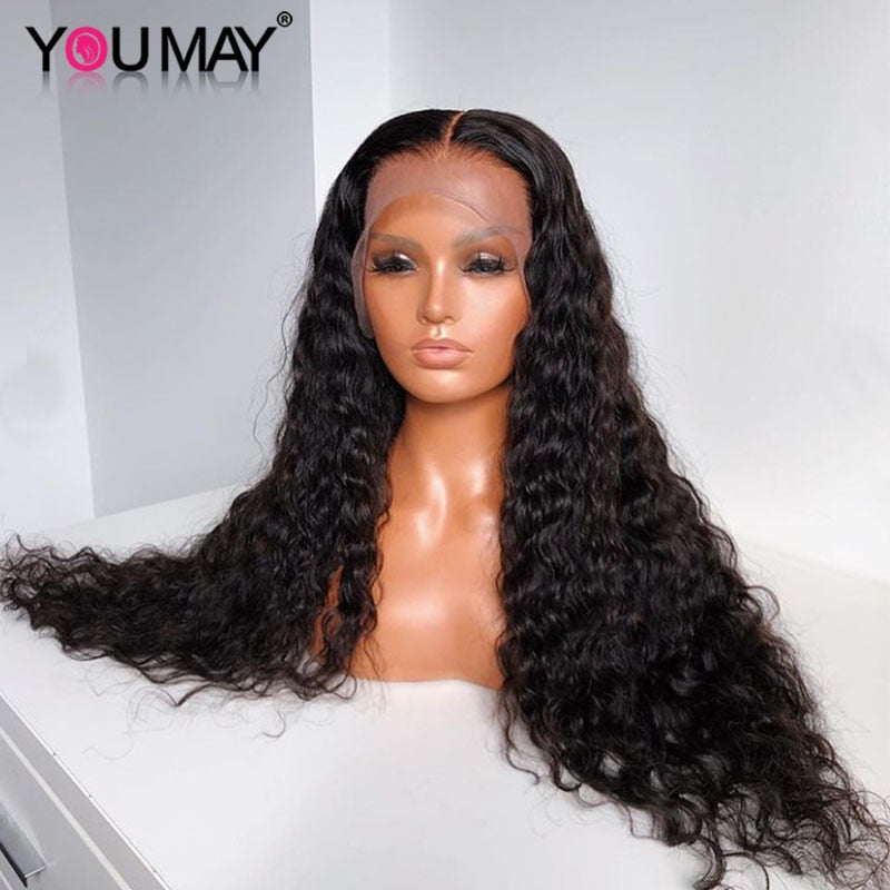 Loose Curl 250 Density 13X6 Lace Front Human Hair Wigs For Women 360 Lace Frontal Wig Brazilian Remy Hair Water Wave You May